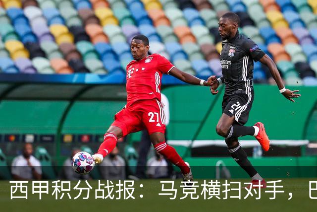 西甲积分战报：马竞横扫对手，巴萨狂胜7-2，塞维利亚险胜